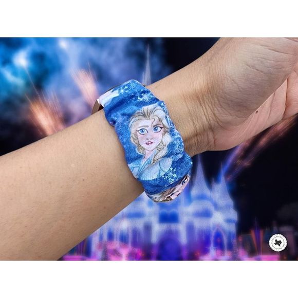Disney Frozen Elsa Scrunchies Watch Band for Fitbit Versa 3 Fitbit Sense - Picture 3 of 4